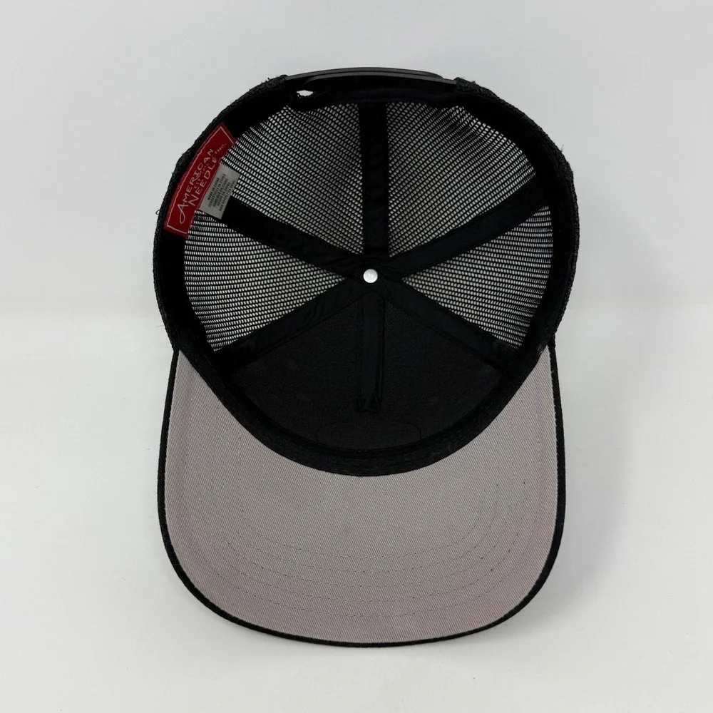 American Needle Pink Floyd Dark Side of the Moon Black Mesh Trucker Hat Snapback